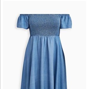 Torrid chambray dress